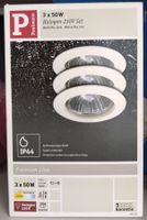 Paulmann Einbauleuchten 3 x 50 Watt Halogen