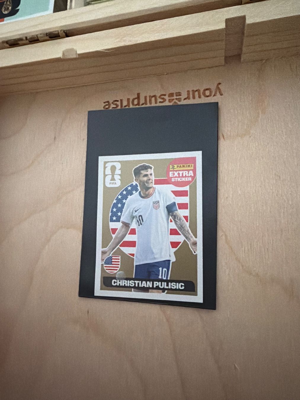 Panini Carte collezionabili: Extra Sticker Pulisic Gold – Usato da gränichen venduto da De165