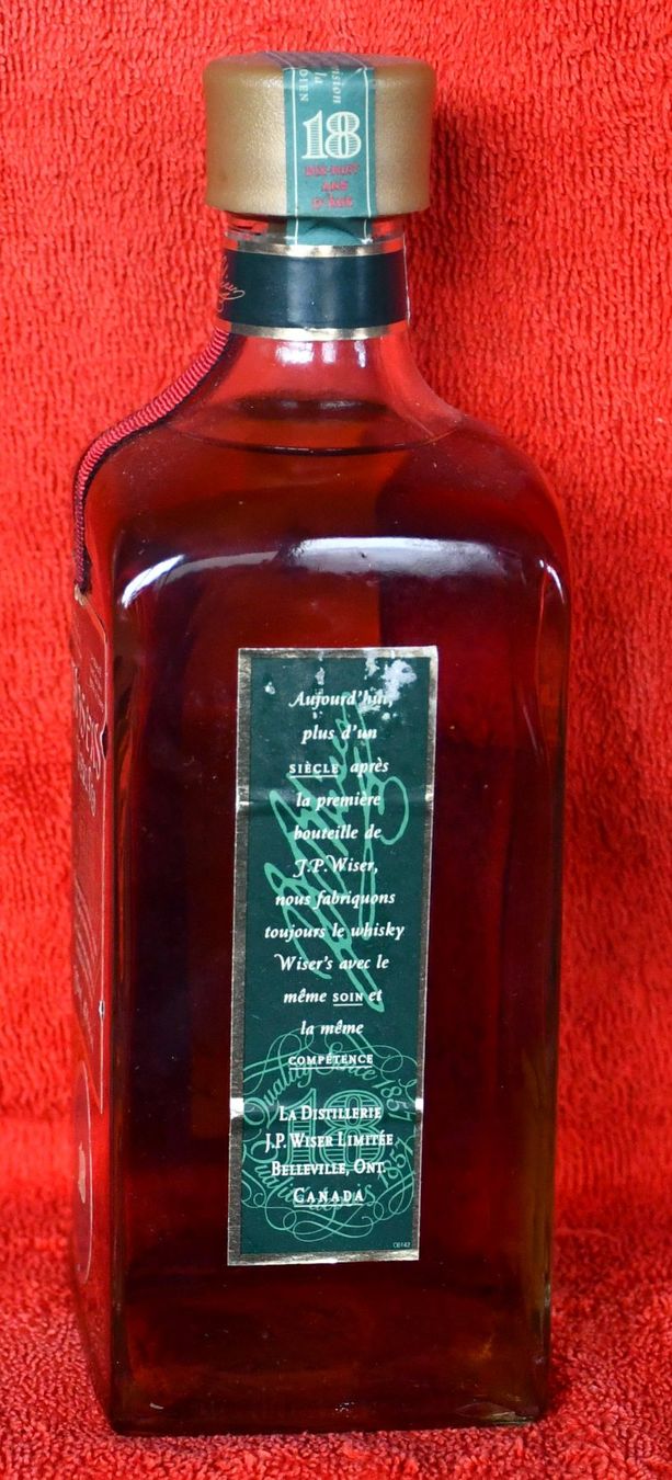 Bevande alcoliche: Whisky 075lt Flasche  Wiser S 18 Jährige – Nuovo e nell'imballaggio originale da Rotkreuz venduto da salsanera 1