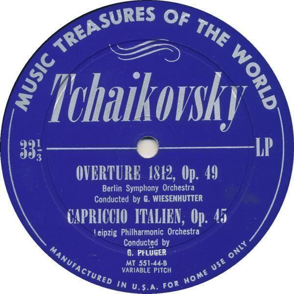 Carte collezionabili: Borodin Tchaikovsky Pflüger Leipzig LP – Usato da Genève venduto da Cockattoo 2