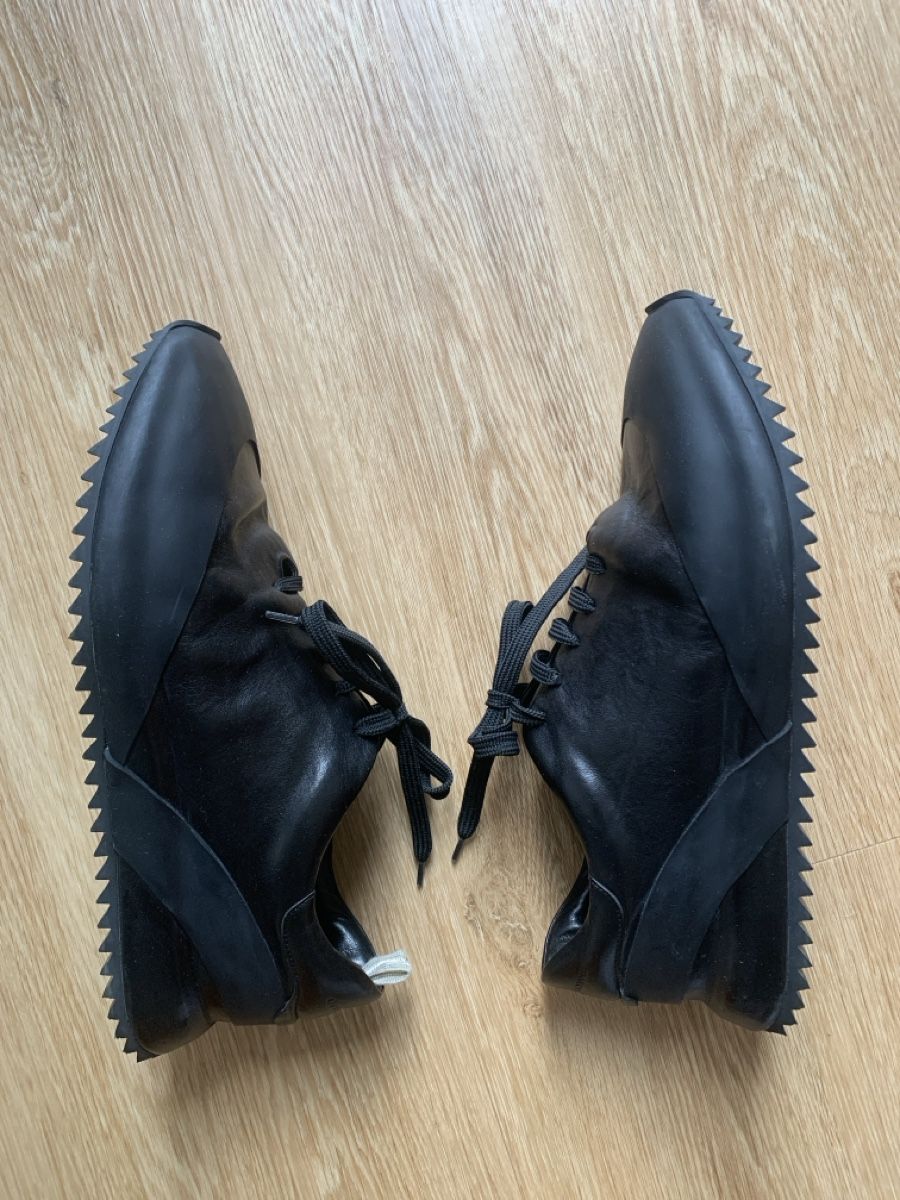 Officine Creative Scarpe da uomo: Officine Creative Black Leather/Rubber Trainers - Size 44 – Usato da Zürich venduto da Ikiban 3