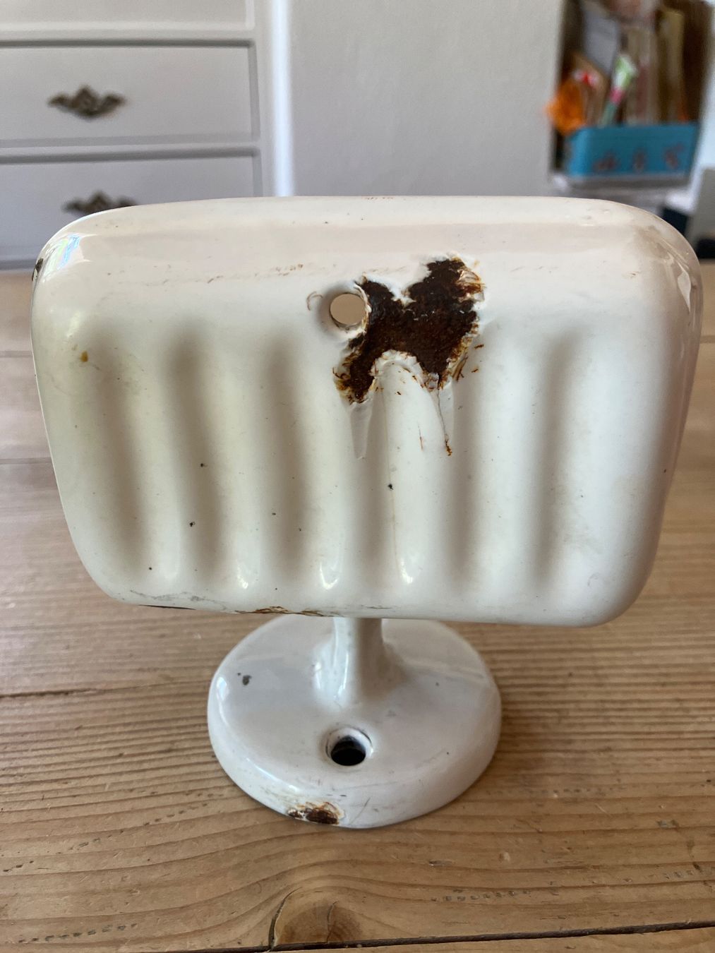 Seifenschalen: Seifenschale - Emaille - Antik - Vintage – Gebraucht aus Winterthur von pompea 3