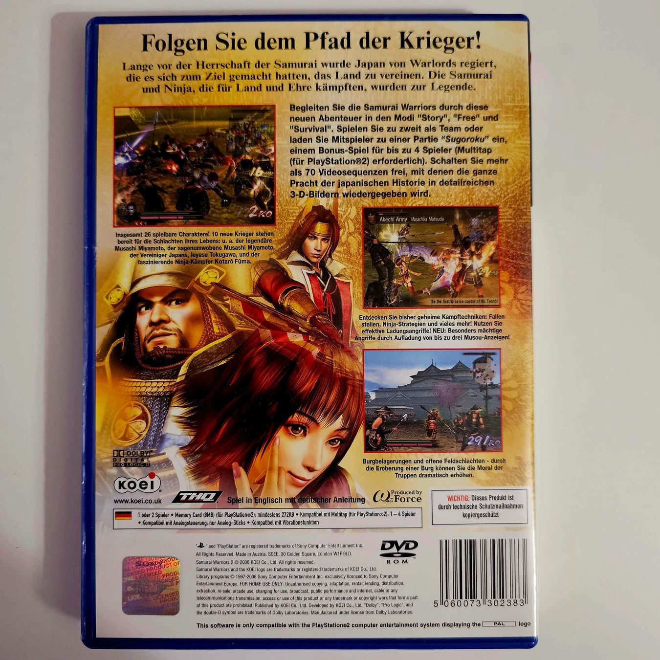 Sony Spiele: Samurai Warriors 2 (PS2) – Gebraucht aus Holziken von Miglioregamesnmore 1
