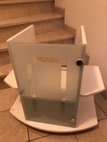 Lavabo Unterkasten mit Glastüre weisd
