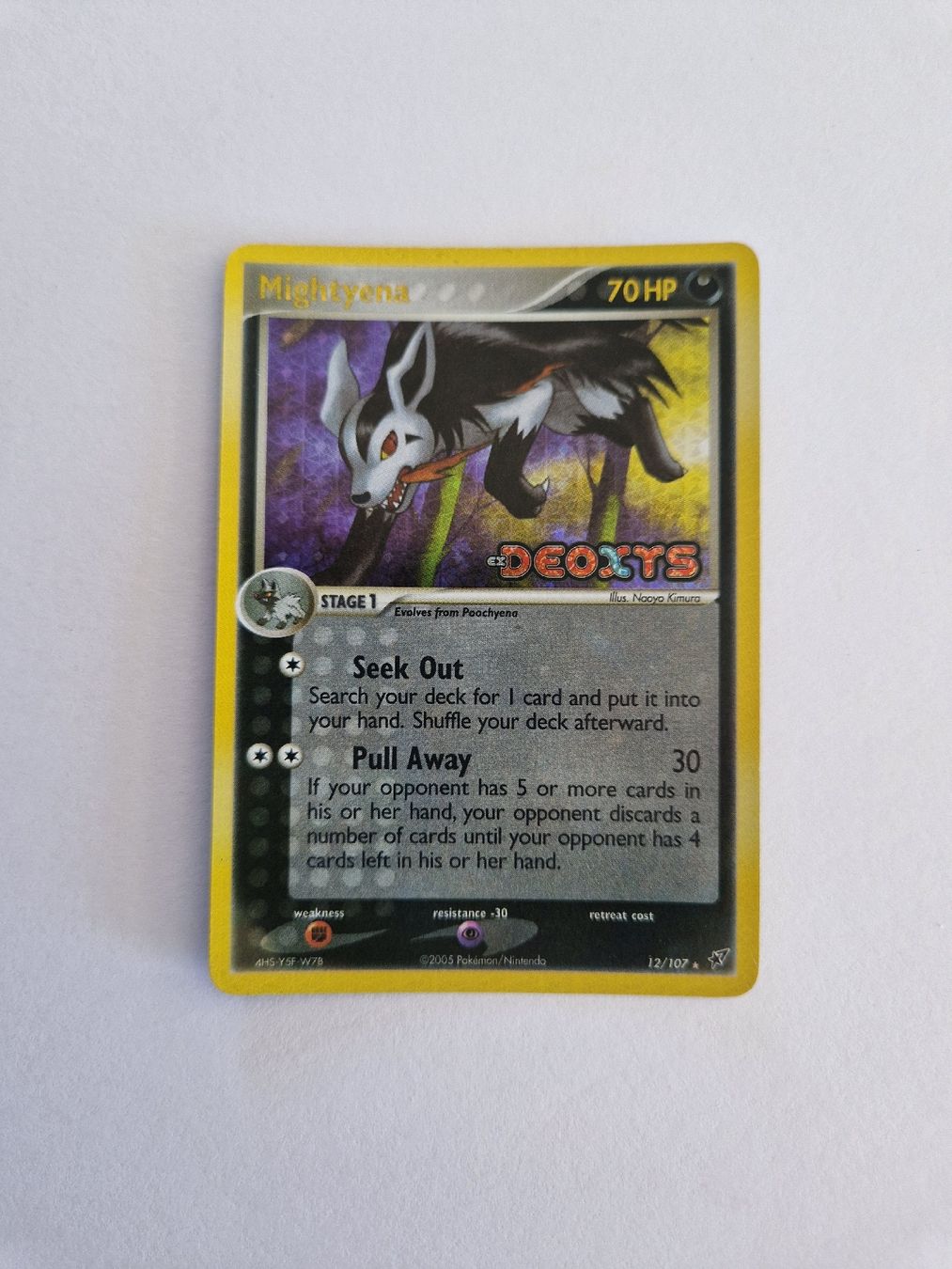 Pokémon Sammelbilder & Trading cards: Mightyena - Deoxys - EN - Ab 1 – Gebraucht aus Romont FR von raj_sjv9 3