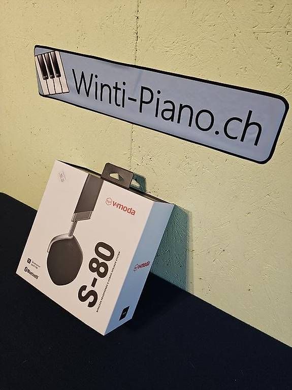Cuffie: Bluetooth Kopfhörer v-moda S-80 (neu) – Nuovo e nell'imballaggio originale da Winterthur venduto da Winti-Piano