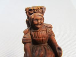 Holzfigur - Flaschenzapfen / Korken, geschnitzt