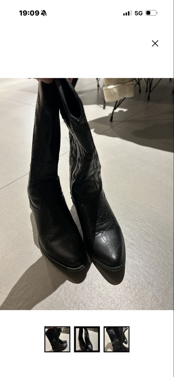 Scarpe da donna: Stivali texani neri  – Nuovo (secondo la descrizione) da Bellinzona venduto da gio_q7gx 1