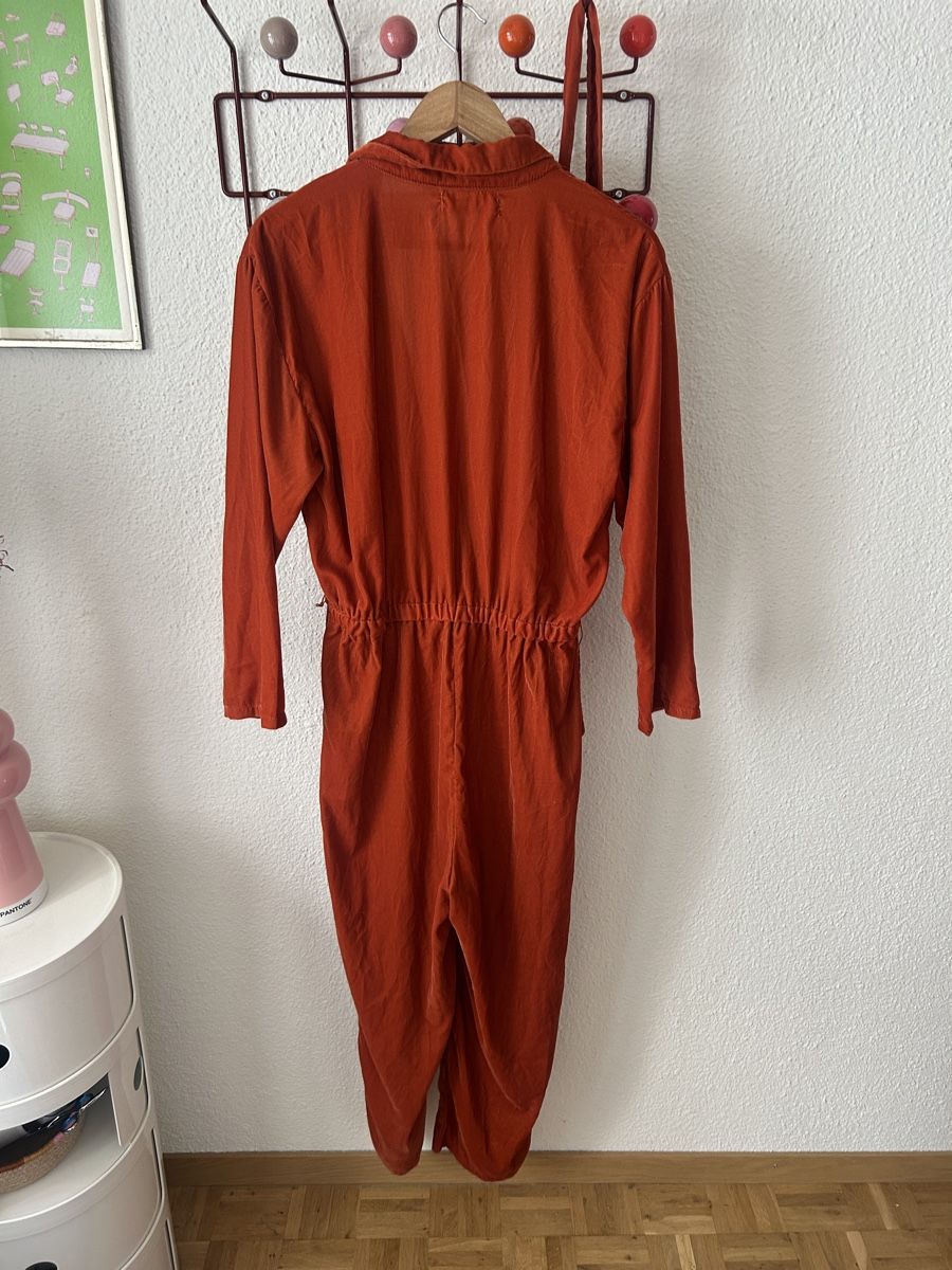 Tute: Wunderschöner kupferfarbener Overall aus Samt – Usato da Zürich venduto da Seraphine_1302 3