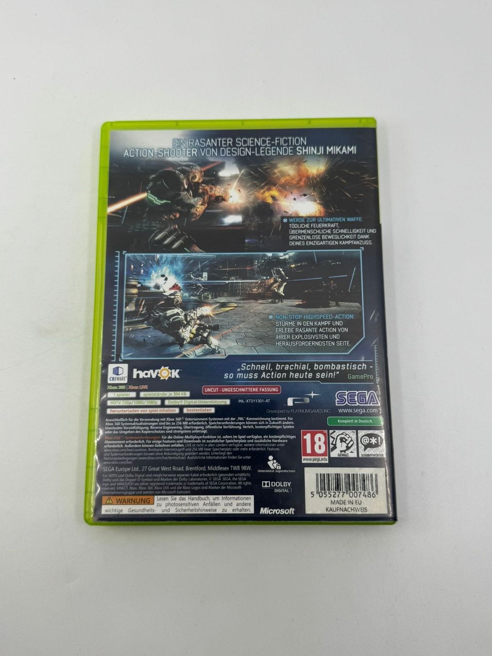 Giochi: Vanquish (XBOX 360) – Usato da Herisau venduto da Seyashop1 2