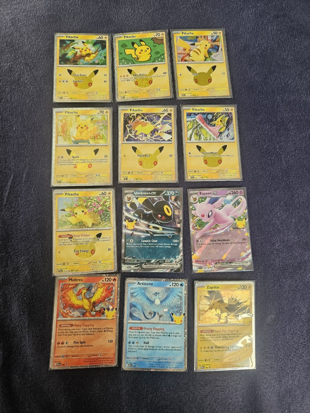 Pokémon Sammelbilder & Trading cards: 7 x Pikachu's 30th Anniversary – Neu (gemäss Beschreibung) aus Zürich von pintolino