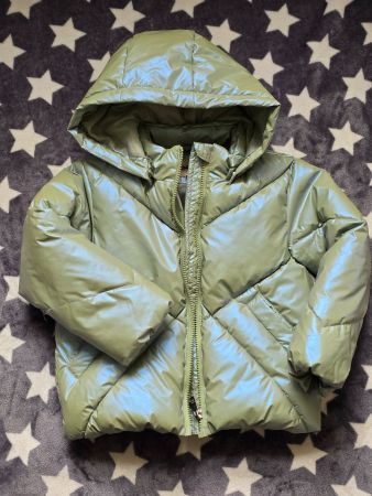 Winterjacke ONLY Gr. 116 (6J) Hellgrün Top Zustand!