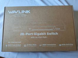 Wavlink 28-Port-Gigabit-Ethernet-Switch PoE, SFP