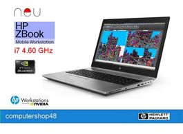 HP Zbook 15.6", 6-Kern 16GB SSD 1TB NVIDIA Quad T2000 NEU