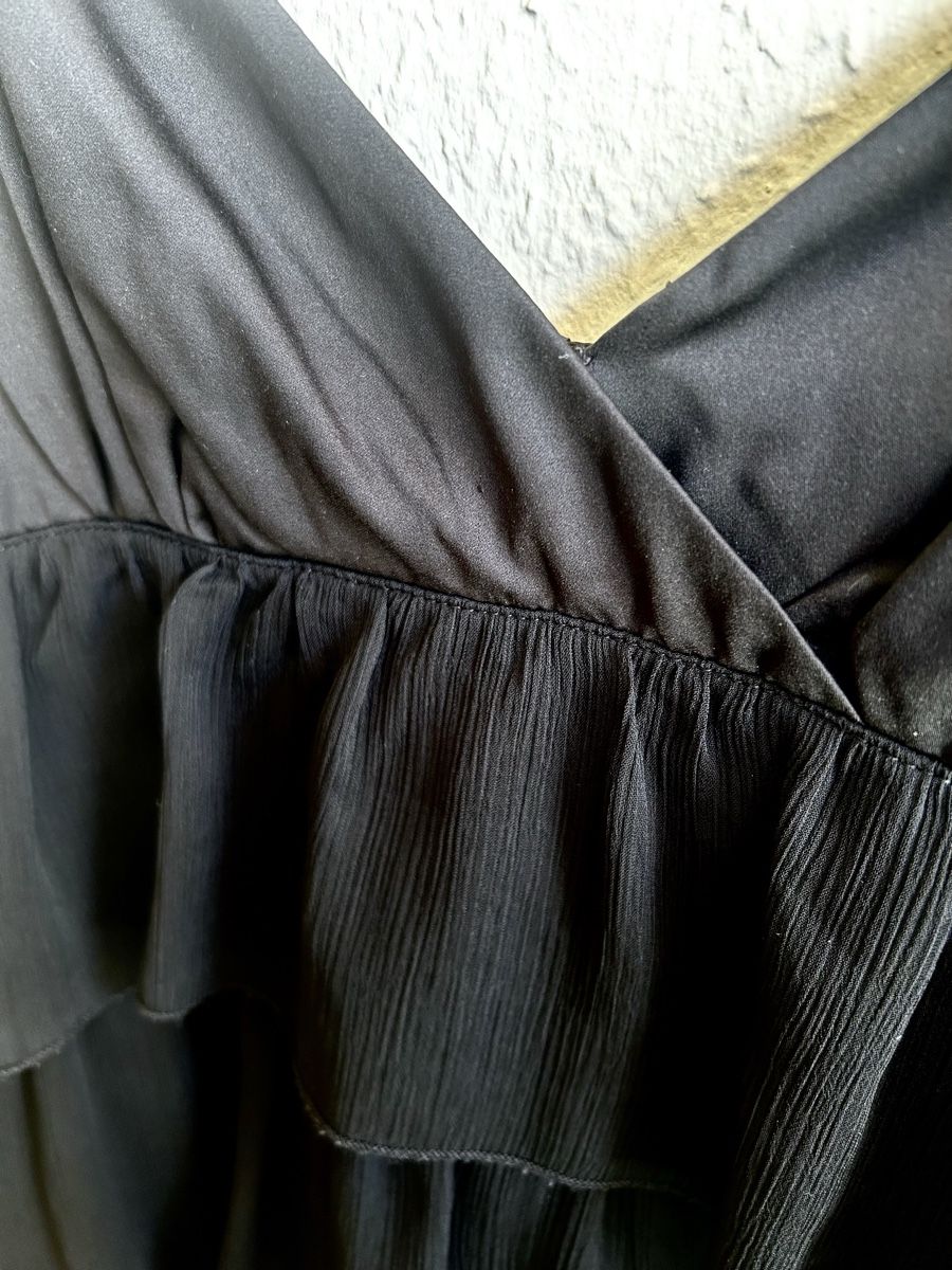 Promod Vestiti: Robe noire à volants, Promod, taille S – Usato da Carouge GE venduto da Emilynette 1