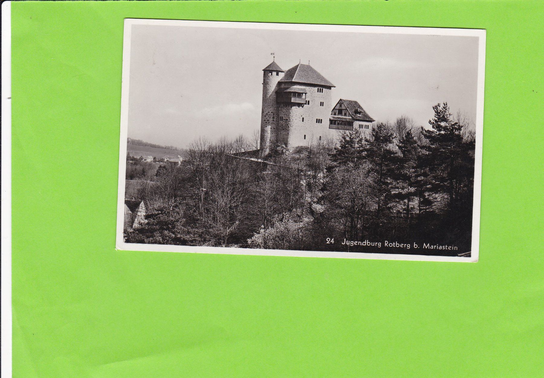 Cartoline postali: Jugendburg Rotberg bei Mariastein – Usato da St. Peterzell venduto da neckertal