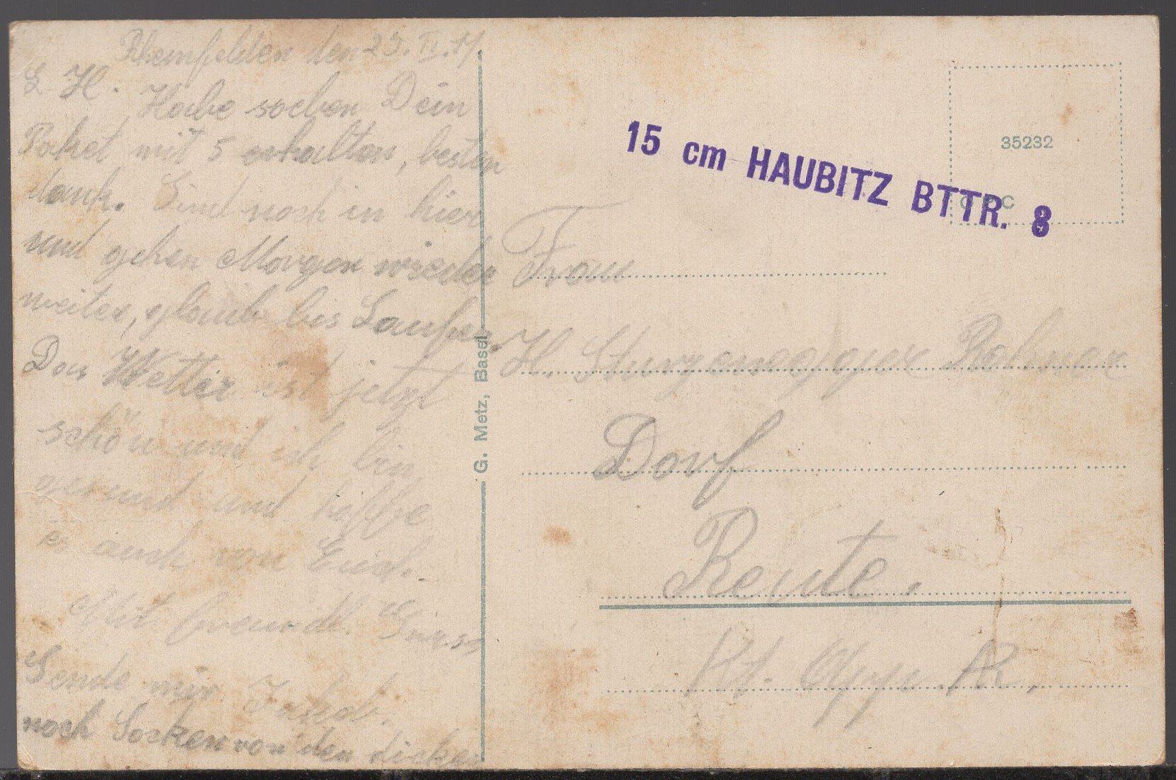 Cartes postales: RHEINFELDEN  1911   Feldpost – D'occasion à Aarau par kufi44 2