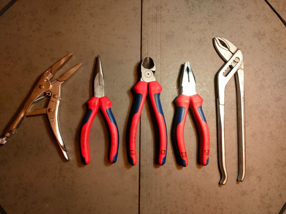 KNIPEX Mini-Zangenset XS 1 X 87 00 100, 1 X 86 04 100 150 Mm