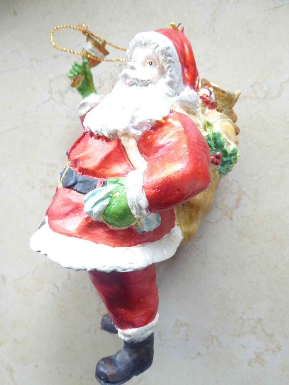 Alle Dekorationen: Christbaumschmuck: Weihnachtsmann mit Glocke – Neu (gemäss Beschreibung) aus Pratteln von Emmy