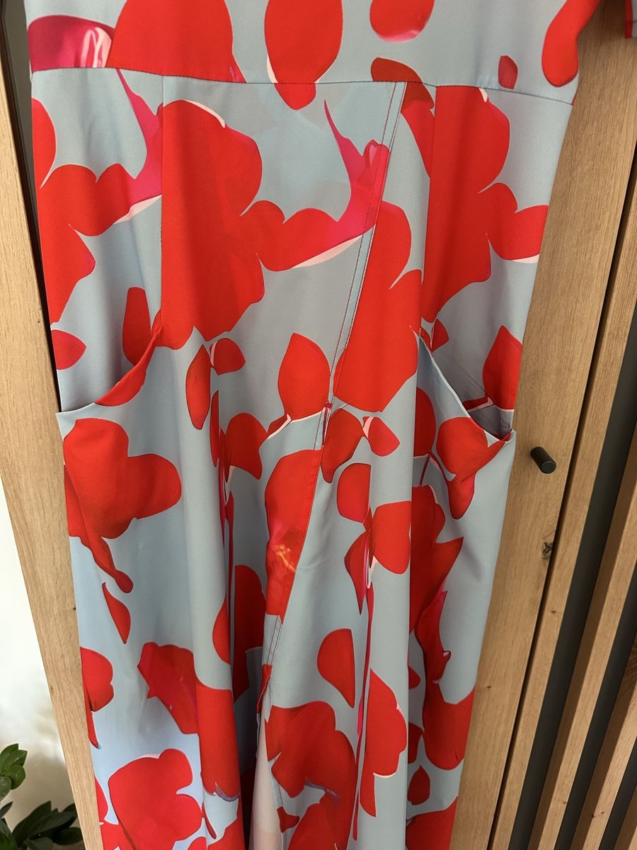 Kleider: Sommerliches Kleid mit Blumenmuster, Grösse S – Neu (gemäss Beschreibung) aus Celerina von Little29 3