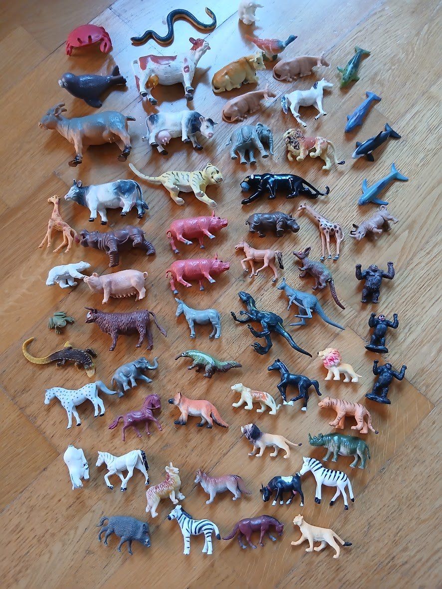 Spielzeuge: 62 Stk. Diverse Tiere – Gebraucht aus Dübendorf von Fip05