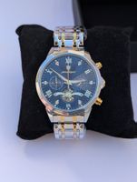 Luxuriöse Herren Edelstahl Armband Uhr