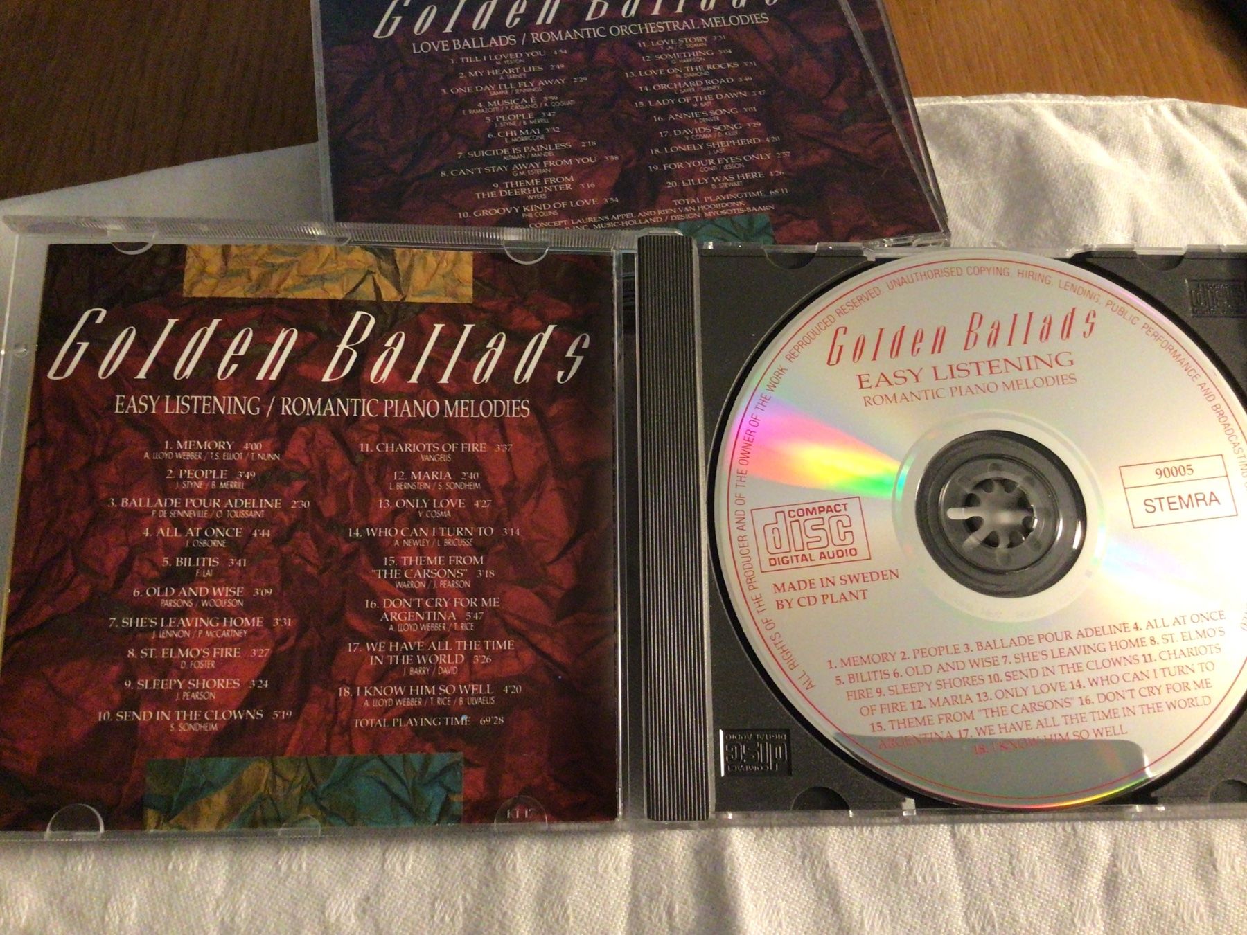 CD: GOLDEN BALLADS, 5 CDs, 1990 – Usato da Steinach venduto da Quarkie 6
