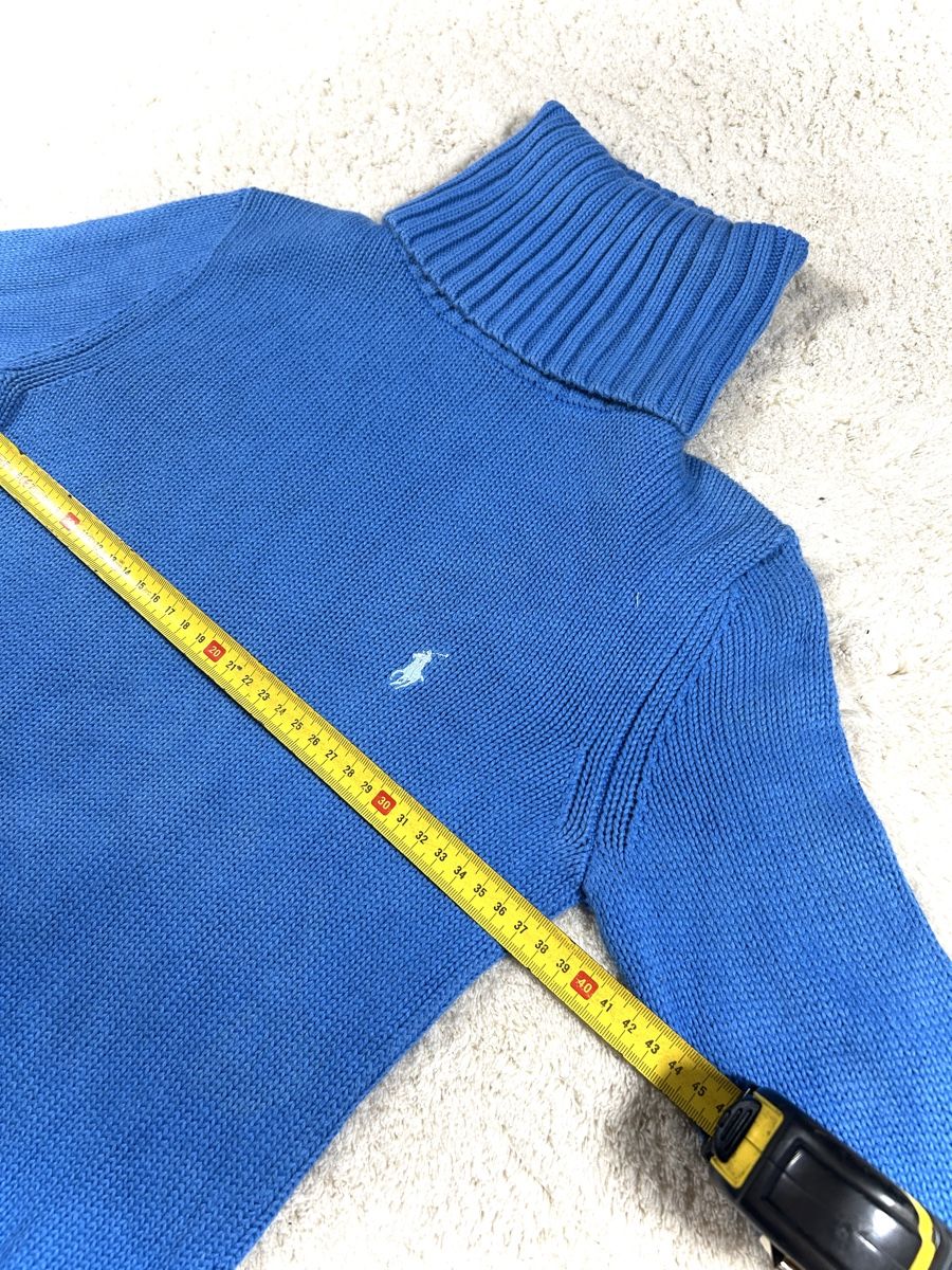 Ralph Lauren Maglioni & Felpe: Pull Ralph Lauren bleu col roulé XS vintage – Usato da Hauterive NE venduto da Leo_o 4