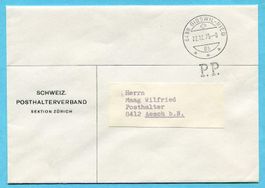 Brief Gibswil-Ried 1975 mit P.P.-Stempel