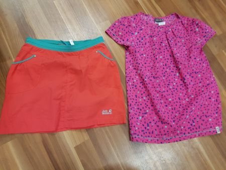 Bluse und Hosenjupe Jack Wolfskin gr 152  K9