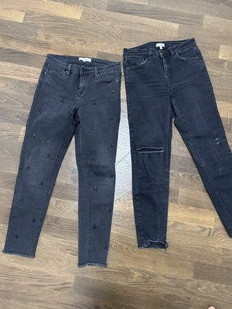 Schwarze Damenjeans