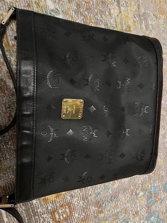 MCM Tasche selten gewordenes Vinyl schwarz