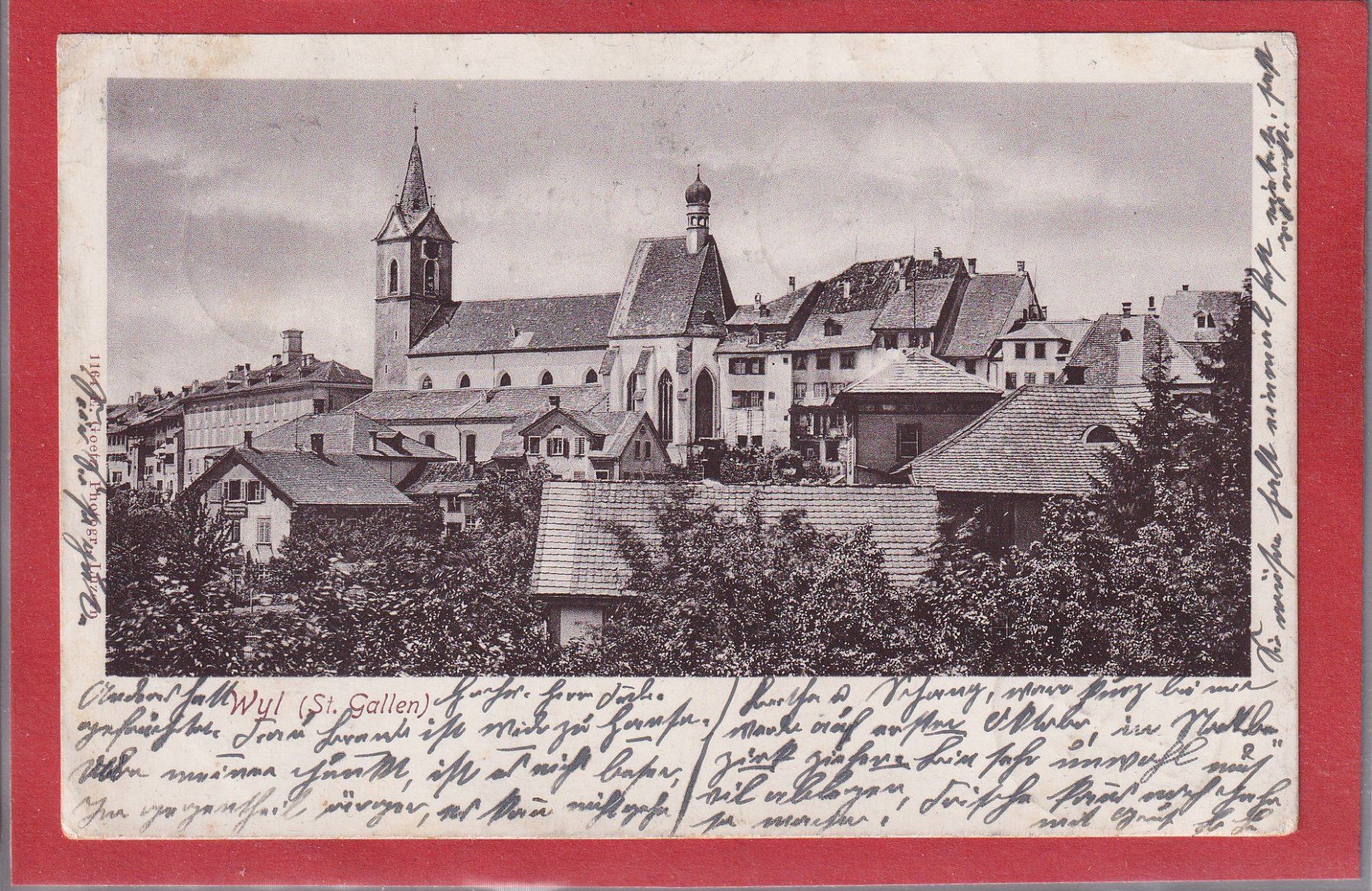 Cartoline postali: Wyl (SG) 1904 – Usato da Orvin venduto da Pyaeschli
