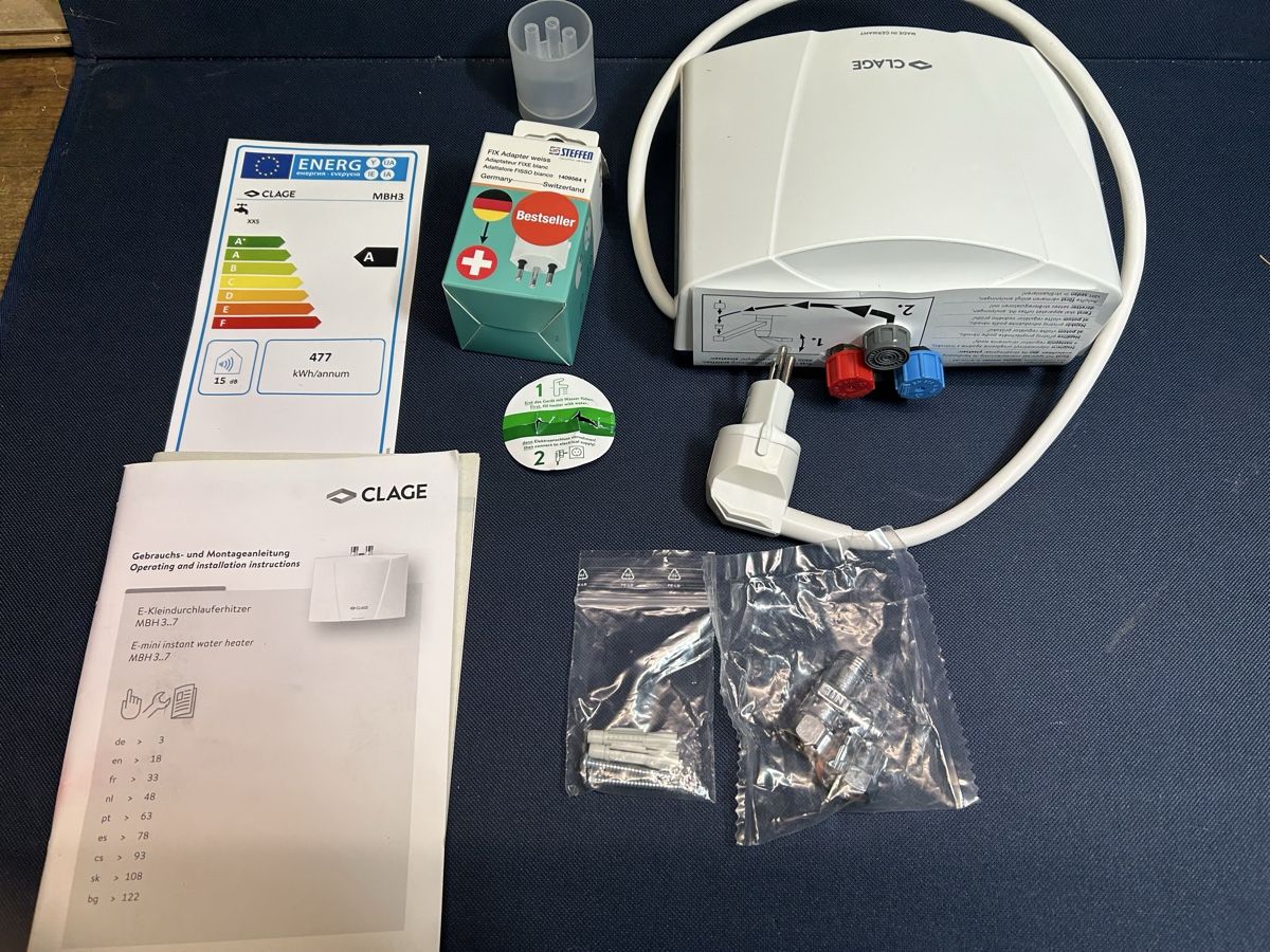 Sanitär: CLAGE E-Klein-Durchlauferhitzer MBH3 neu – Neu (gemäss Beschreibung) aus Ibach von heifla 2