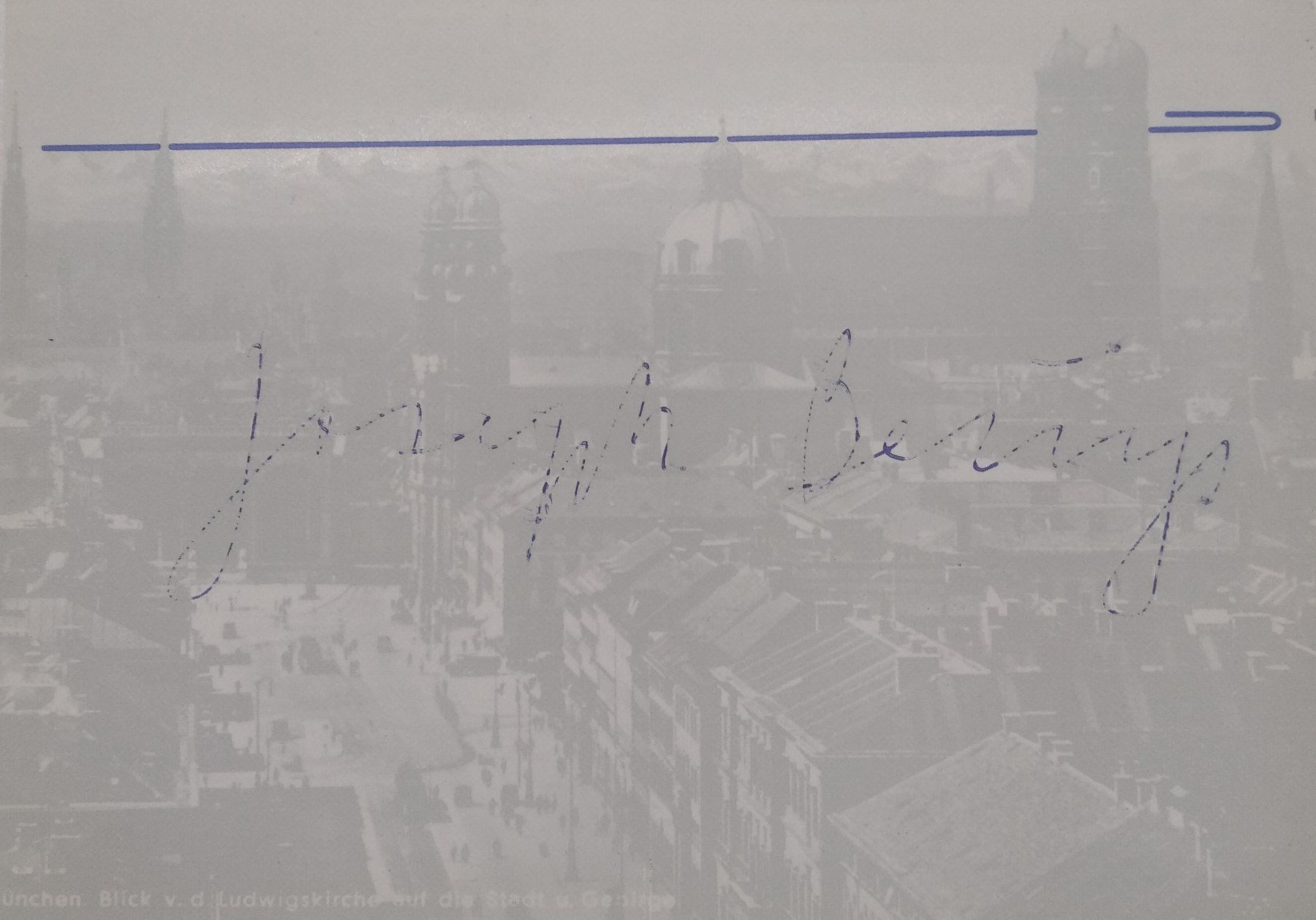 Autographes: JOSEPH BEUYS - EURASIENSTAB – D'occasion à Goldach par Gaip
