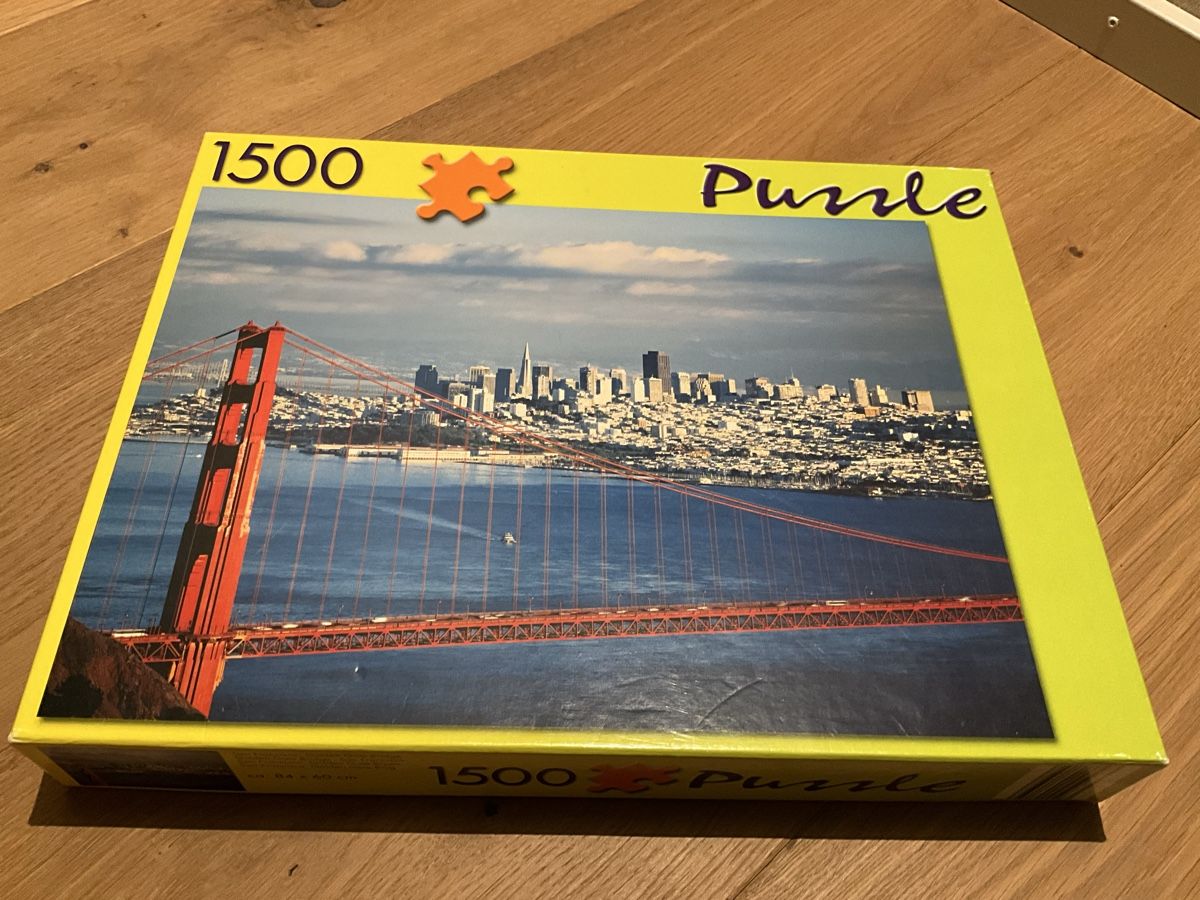 Puzzle: Puzzle golden Gate Bridge 1500 Teile – Usato da Oberhof venduto da Hibrzel