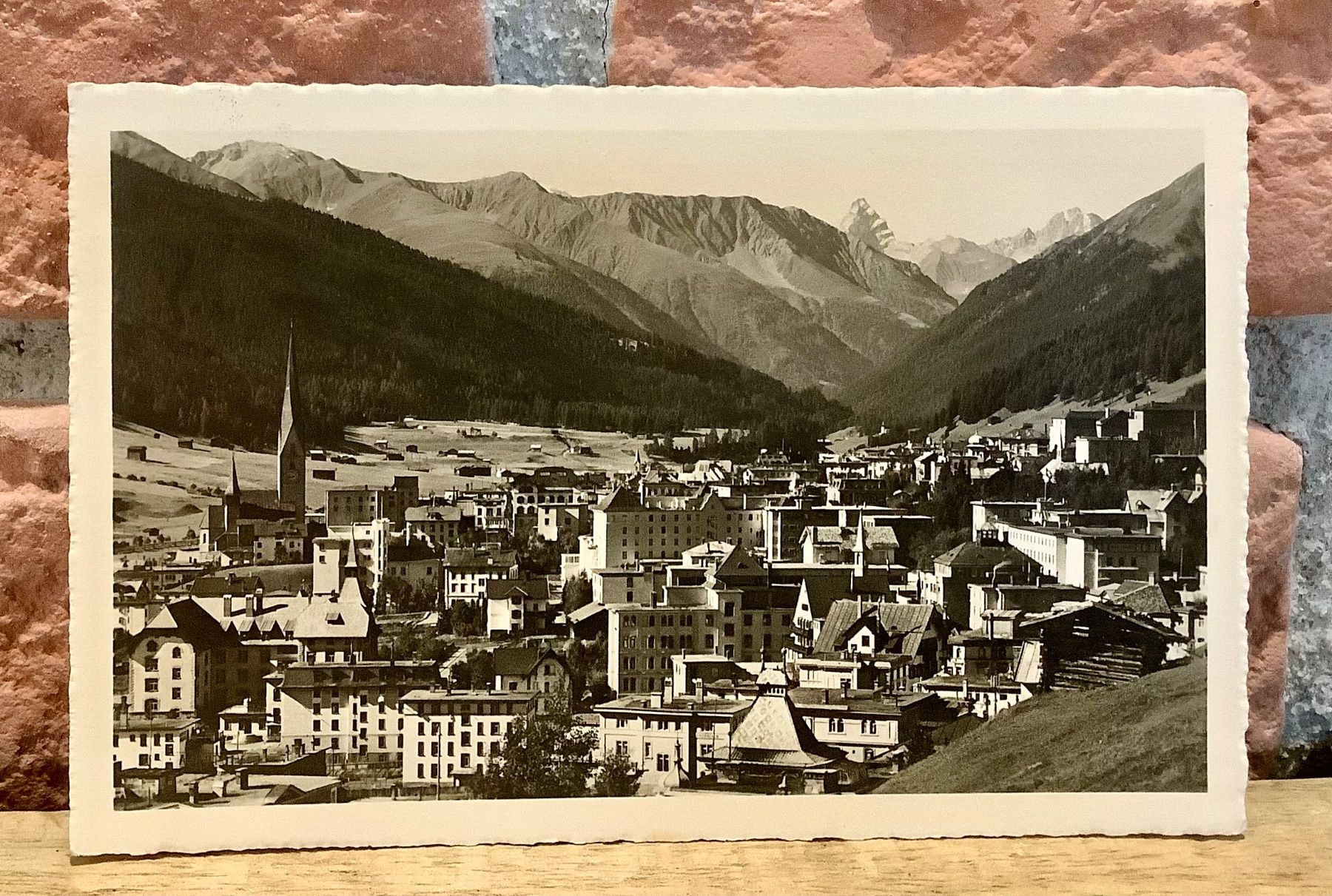 Cartoline postali: DAVOS-PLATZ & Tinzenhorn – Usato da Root venduto da ENGLAND-TREASURES