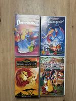 4 Disney VHS Filme Dornröschen Aschenputtel Konvolut