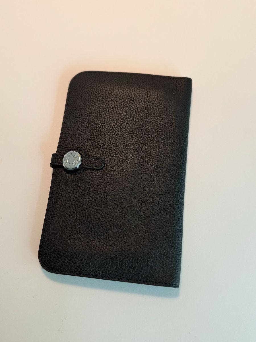 Hermès Portafogli: Hermes Wallet Black / Grey Leather like new – Nuovo (secondo la descrizione) da Zürich venduto da Anastasiya_g 1
