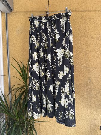 Gonna lunga floreale donna taglia XS-M H&M 