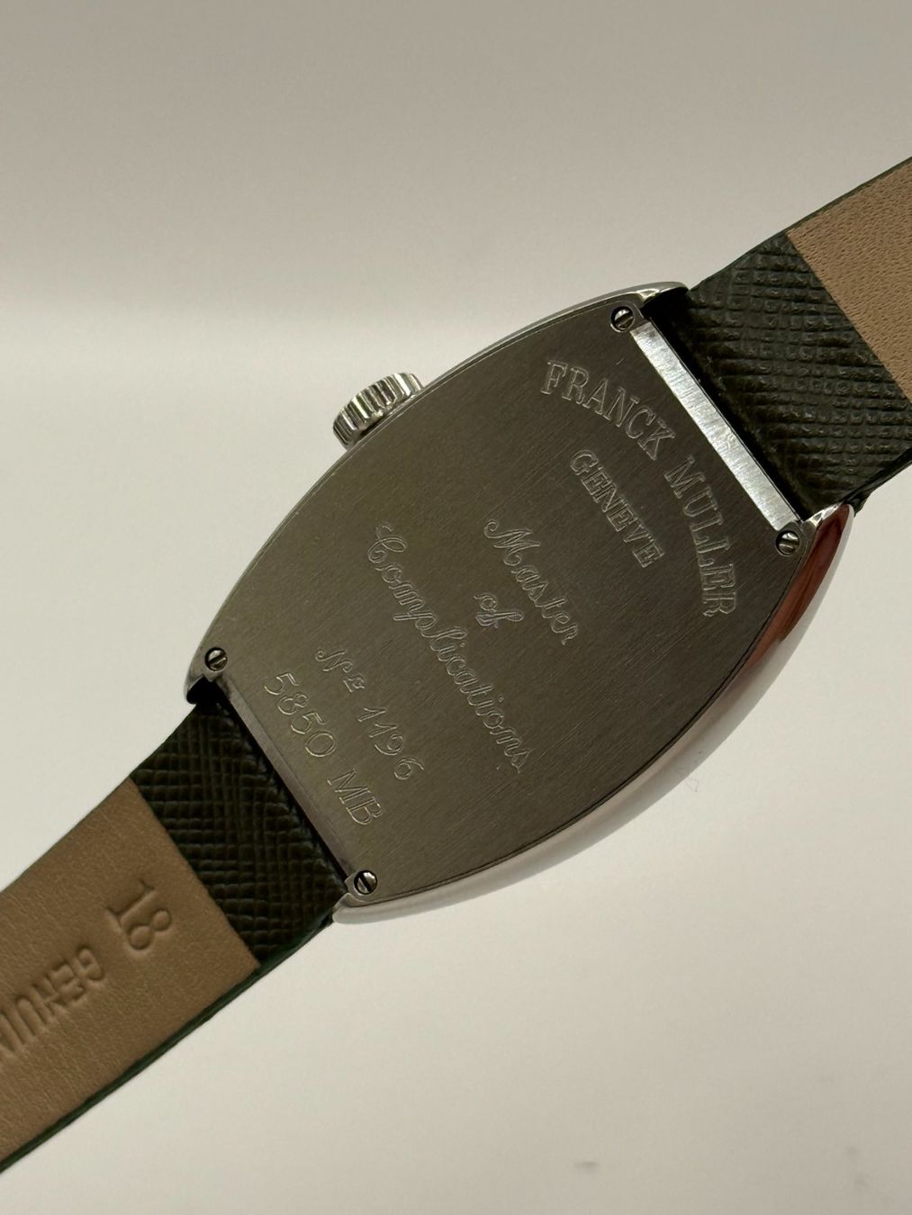 Franck Muller Uhren: Franck Muller Master Banker 5850 MB cadran vert – Gebraucht aus Bottens von Evergold.ch 2