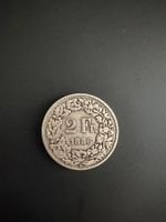 2 Franken Silber Schweiz 1886
