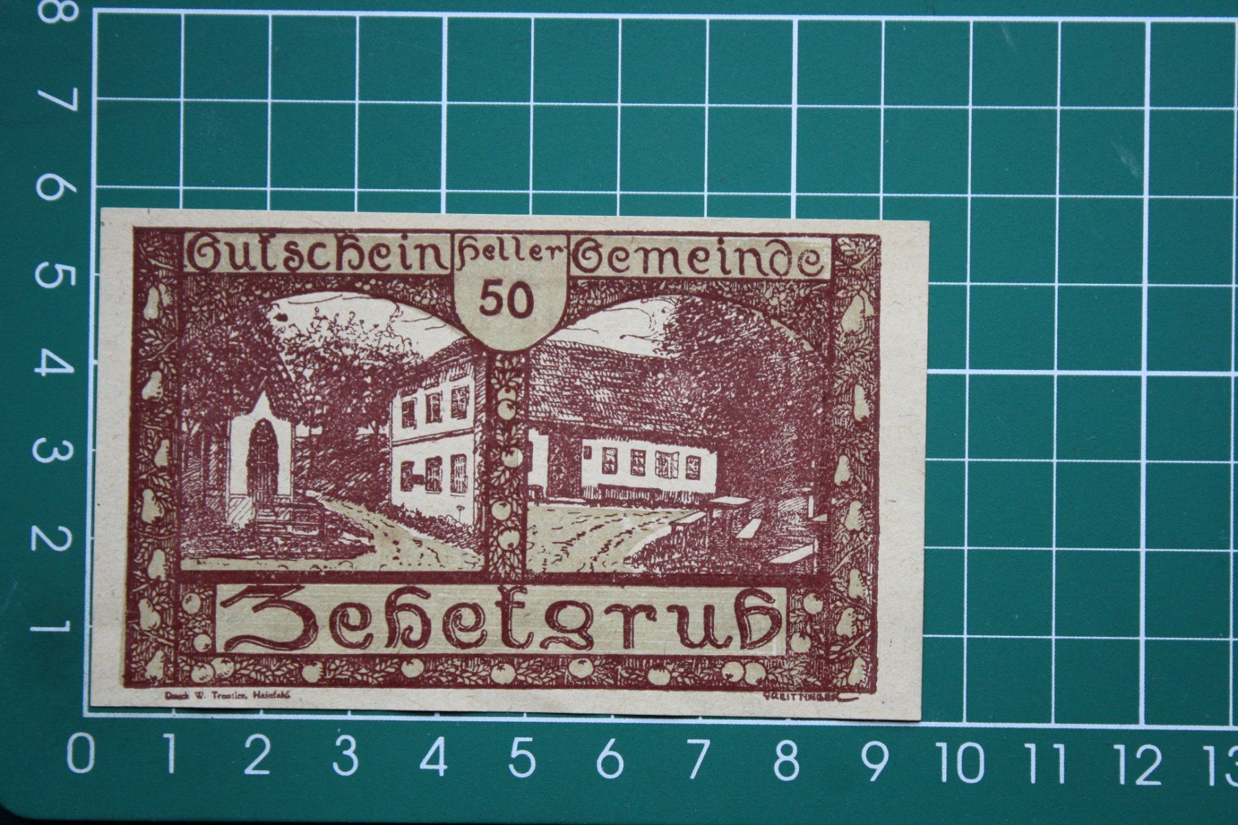 Banconote: currency voucher austria zehetgrub 50 heller 1920 – Nuovo (secondo la descrizione) da Laupen BE venduto da Gufi57