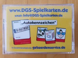 Spiel- und Übungskarten Autokennzeichen (von Deutschland)
