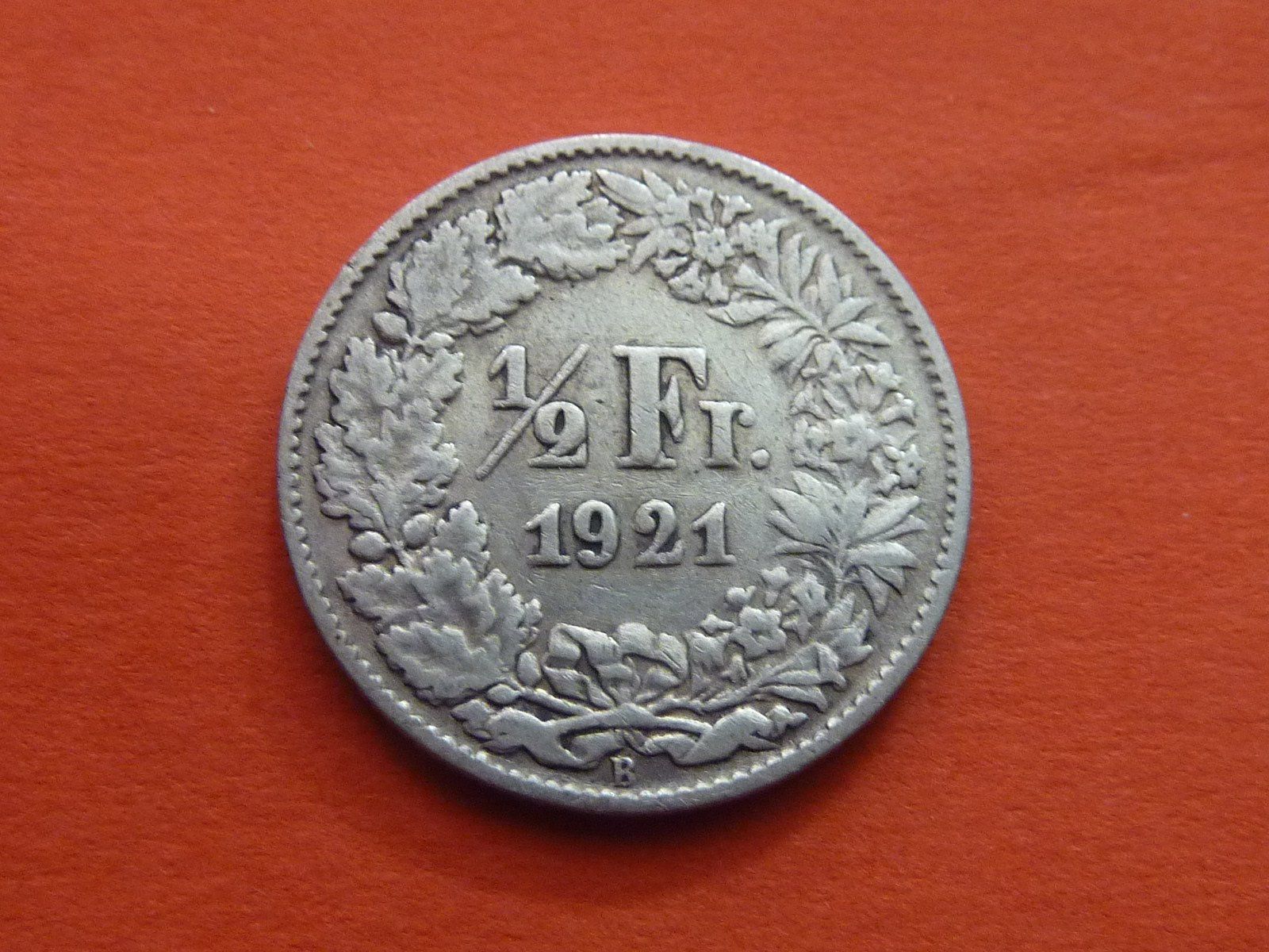 Alle Münzen: 1/2 Fr.  1921 – Gebraucht aus Seon von aee_7gpz