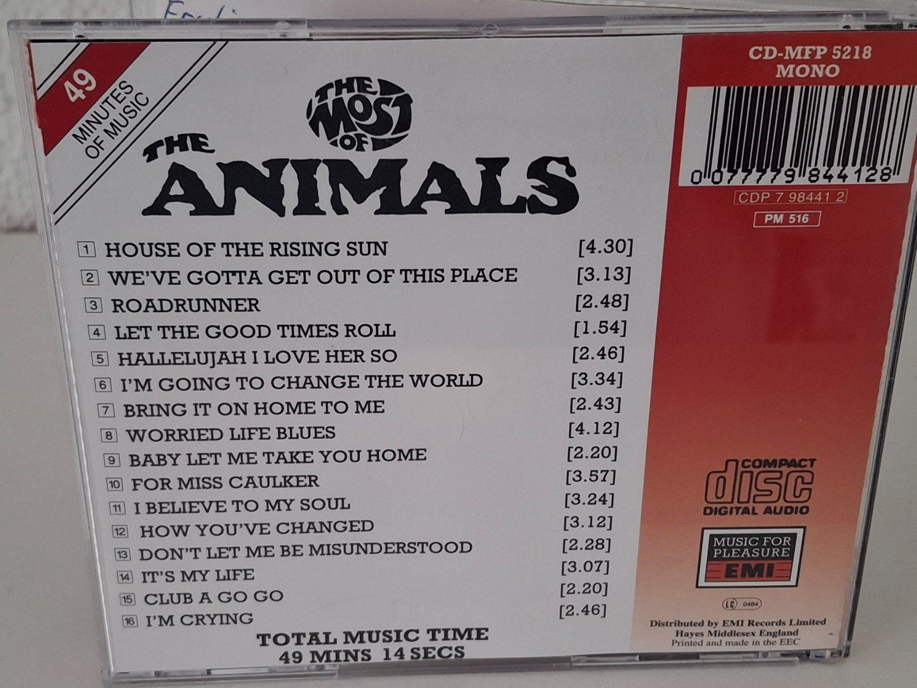 CD: CD The Animals - The Most Of – Usato da Aarberg venduto da Jackup1 1
