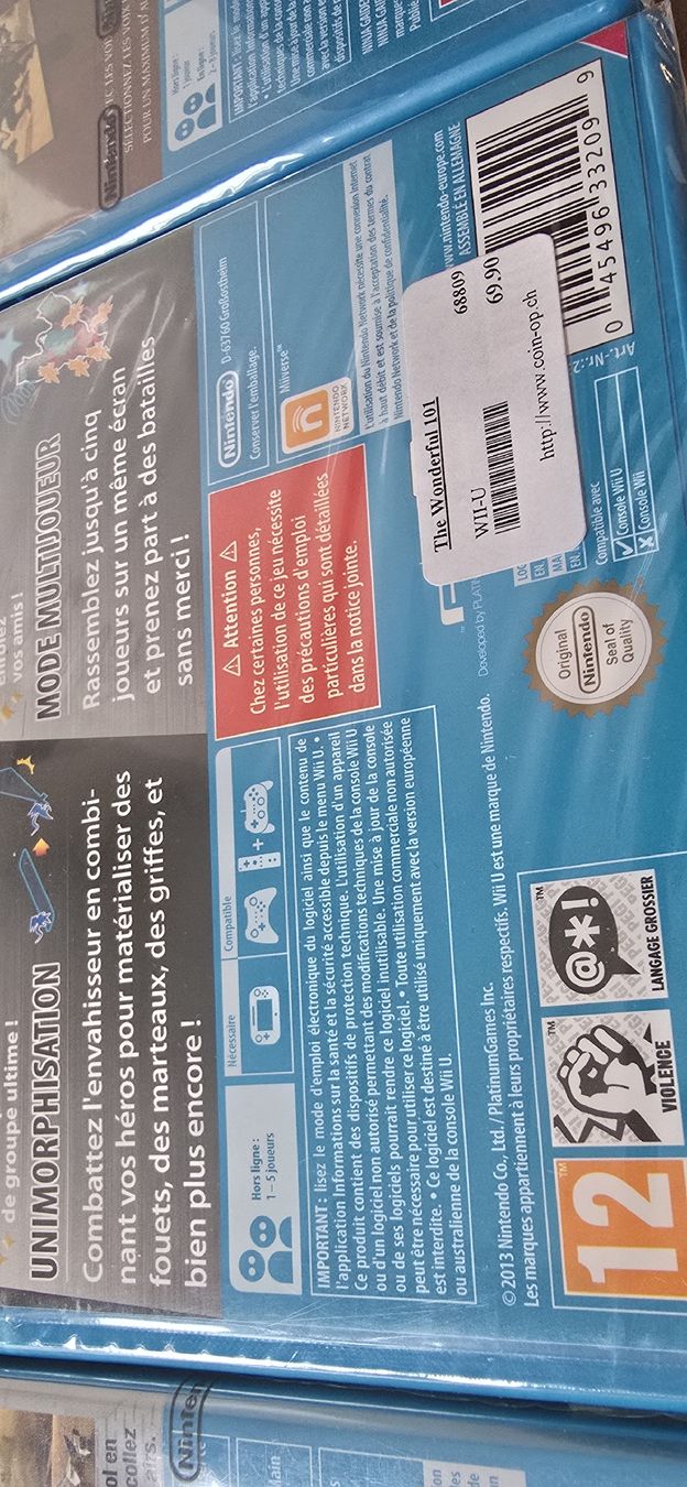 Nintendo Spiele: Wii U Sealead, neuf sous blister – Neu und originalverpackt aus Le Noirmont von desoto55 3