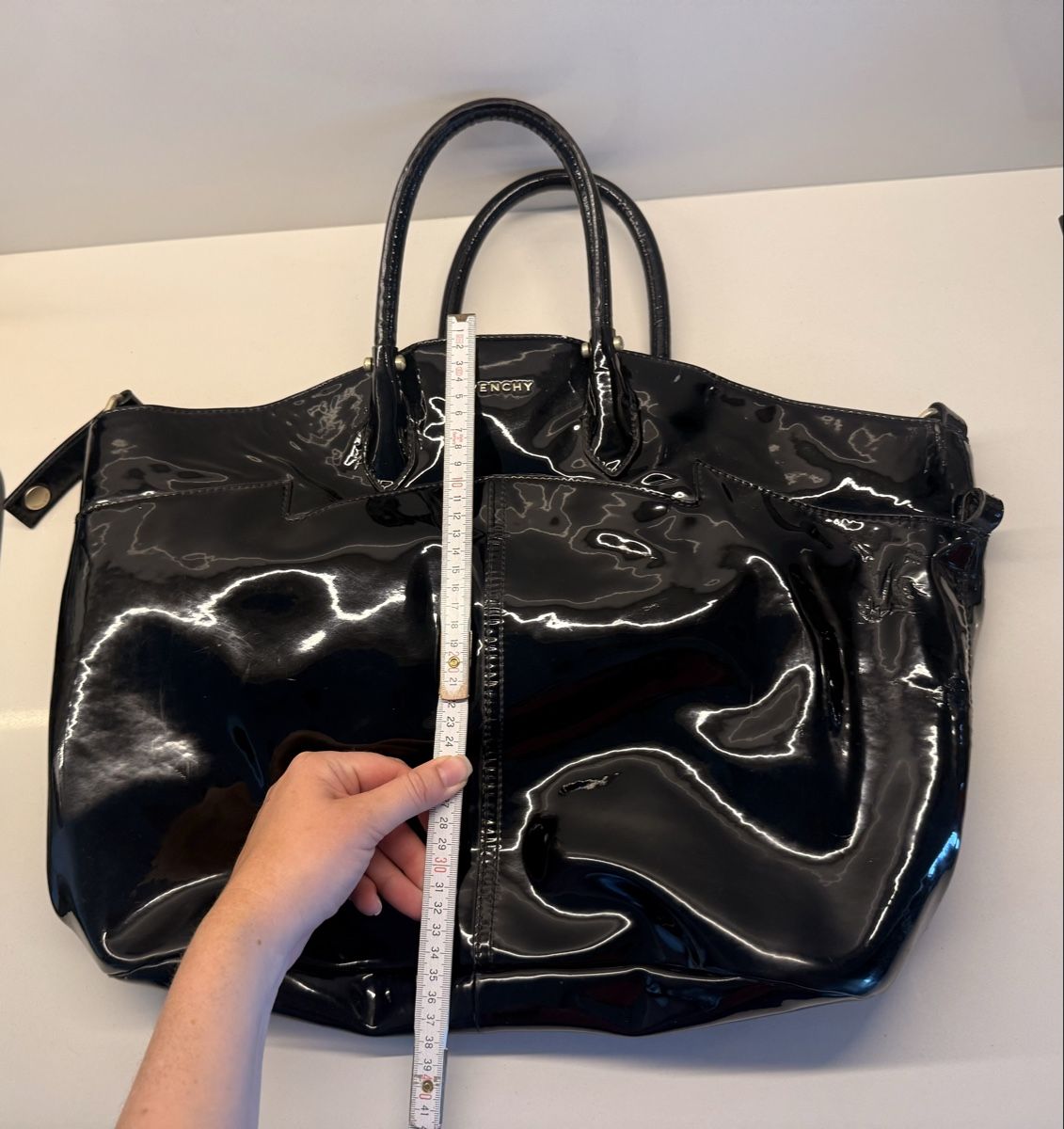 Givenchy Borse da donna: Original Givenchy Black Leder Nightingale Bag Handtasche – Usato da Staad SG venduto da Chirrari 7