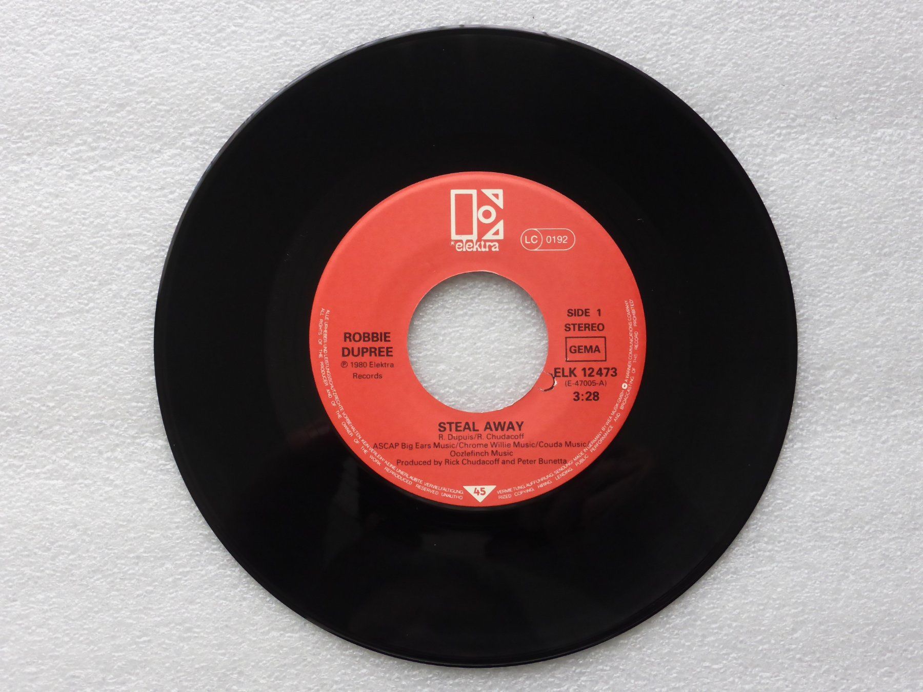 Vinyles: Vinyl Single  ROBBIE DUPREE – D'occasion à Küssnacht am Rigi par Mondkinder 1