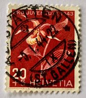 Nr.J 107 Frauenschuh 1943 mit Stempel    
